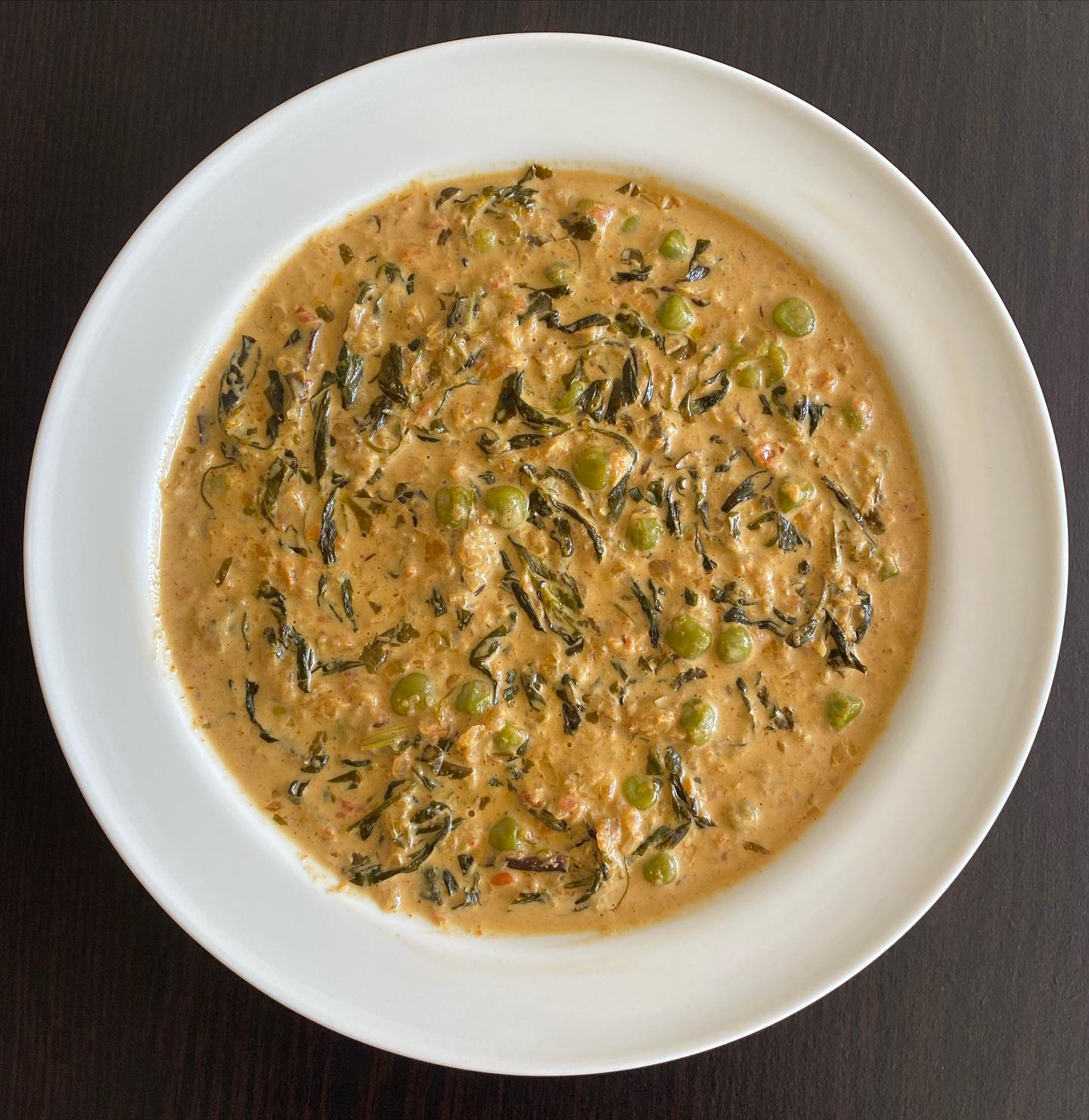 Methi Peas Malai ๐ฉ๐ฟ๐ฎ
